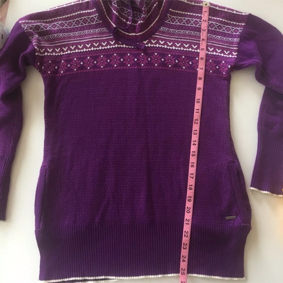 Avalanche Sweater Cowl Neck Purple Size Small - Picture 6 of 8